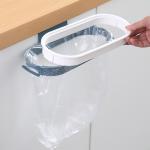 Portable Trash Garbage Bag Holder with Lid Over The Cabinet Plastic Trash Bag