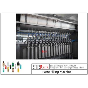 Piston Servo Filling Machine / Fully Automatic Linear Filling Machine With Drop