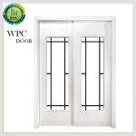 Moisture Resistant OEM WPC Sliding Door Soundproof Glass Material