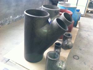 China ASTM A860 WPHY 75 lateral tee factory