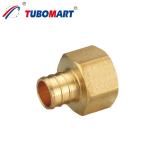 Lead Free Crimping Pex Pipe Fittings 200 Psi Water Supply Plumbing Crimp