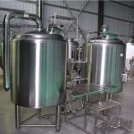 Mirror Polish 100% TIG Welding 2 Vessel Brewing For Beer Brewing , High Speed