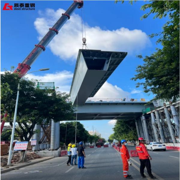China Large Span Prefabricated Truss Bridge Construction Portable Steel Bridges factory