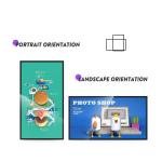 Advertising Non Touch Video Wall Monitors Hanging 10.1'' 16.7M