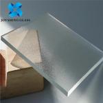 White Acid Etched Glass Soundproof Anti Glare Tempered Glass