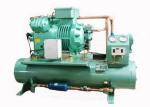 15HP Water Cooled Condensing Unit For Supermarket / Warehouse Cold Room