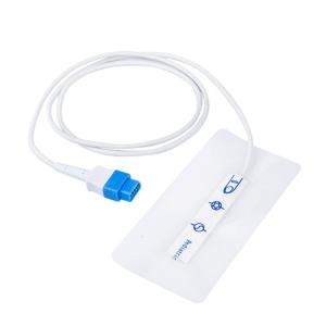 China GE Disposable Spo2 Sensor Pediatric Foam In Male 9 Pin Connector on sale