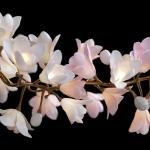 Customized Luxury Flower Art Ceramic Modern Project Chandelier For Hotel Wedding