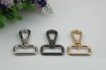 Durable strong zinc alloy metal eye bolt nickel snap hook 26 mm for sales