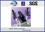 Galvanized / Black Oxide Rail Clips Bolts And Nuts Ss35 Screw Spikes For