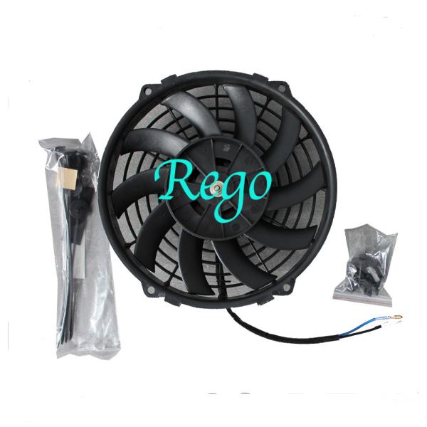 Plastic Material Universal Radiator Cooling Fan , Aftermarket Electric Cooling