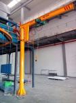 5 Ton Floor Mounted Workstation Jib Crane Hoist Energy Saving Efficient