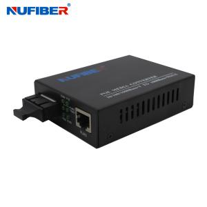 China POE Fiber Media Converter Gigabit 10/100/1000Mbps POE RJ45 to Fiber 30W DC48V POE Supply factory