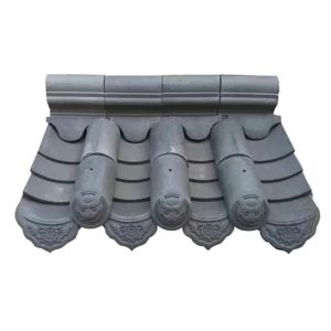 China Natural Grey Chinese Clay Roof Tiles Traditional Design factory