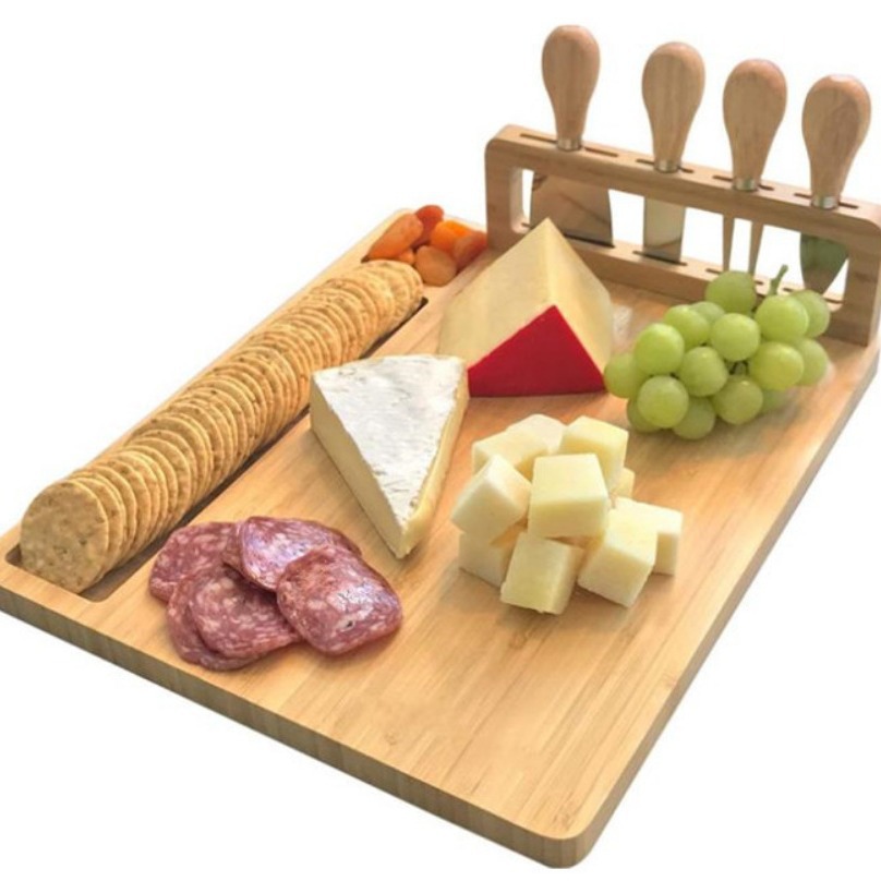 Fruit Antibacterial Wooden Knife Holder Cheese Board Knife Board Holder