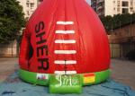 Red dome AFL Australian football kids jumping castle for outdoor parties N