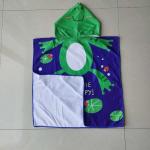 Poncho Towel Beach Custom kids Cartoon Printing Hooded Microfiber Towel Beach