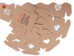 Recycable Small Kraft Paper Box , Brown paper Box With Window OEM ODM