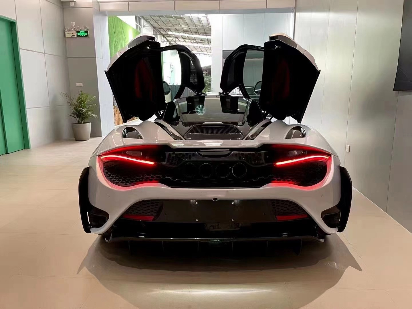 For McLaren 720s Body Kit 720S Upgrades the 765LT Style Carbon Fiber Front and Rear Bumper Spoiler Body Kit