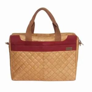 China Eco Reusable 15 Inch Washable Paper Bag tyvek paper Laptop Briefcase Tote OEM factory
