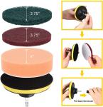 0.6 kg Drill Brush Attachment Set Drill Bit Scrub Brush For Cleaning Grout Car