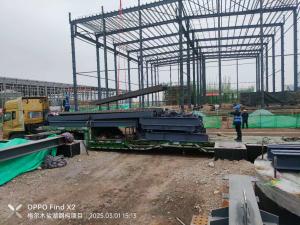 China Customized Color Steel Structure Portal Frame For Industrial Commercial Application warehouse shopping mall factory