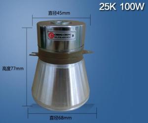 China 25 Khz Frequency Cleaning Ultrasonic Piezo Transducer Waterproof factory