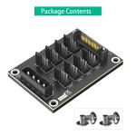 4-Pin or SATA 15-Pin to 8x 4-Pin Fan Splitter Hub for Sata 3.0 and Molex 4pin