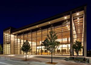 China Light Weight Structural Curtain Wall , Curtain Wall Glazing System For Library factory