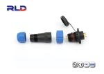 Weipu Sp21 Series 2 Pin Waterproof Plug Connector For Outdoor Display Screens
