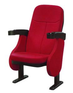 China Moveable Armrest Theater Seating Chairs Fire Proof Outer Upholstery factory