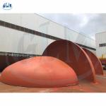 PED 300MM 1.5M Semi Elliptical Head Pressure Vessel Dished Ends Dome End Cap