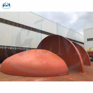 China PED 300MM 1.5M Semi Elliptical Head Pressure Vessel Dished Ends Dome End Cap factory