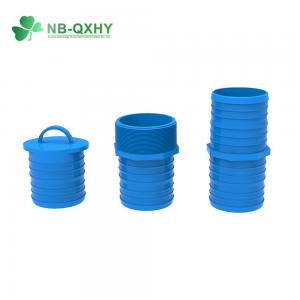 China High Thickness Plastic Blue Hose Connector 2-6 Inch for PVC Layflat Hose Coupling factory