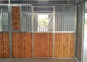 China Portable Fully Hot Dipped Galvanized Steel Horse Stables 3.6m 3.8m 4.0m factory