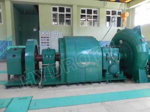 China Small Horizontal Shaft Francis Hydro Turbine / Francis Water Turbine from 0.1MW - 50MW factory