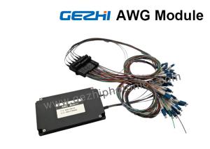 China Dual 88-CH 50GHz Flat-Top AWG DWDM Mux Demux with 1% Tap Monitor factory