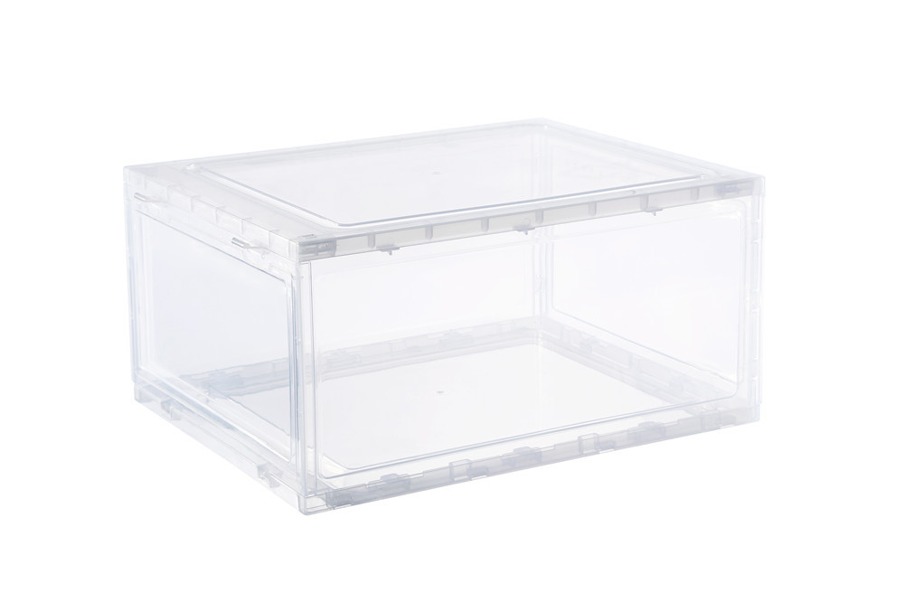 DustProof Transparent Plastic Shoe Box Superposition Display Moisture Proof