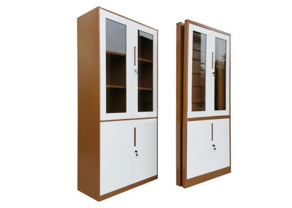 KD structure steel metal iron office furniture file Half Height Foldable Storage