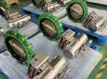 Marine Air Operated Butterfly Valve 316SS For Seawater Drilling Rig