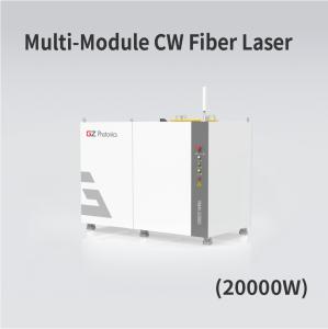 China High Power Stability 20KW Fiber Laser Power Saving For Metal Cutting factory