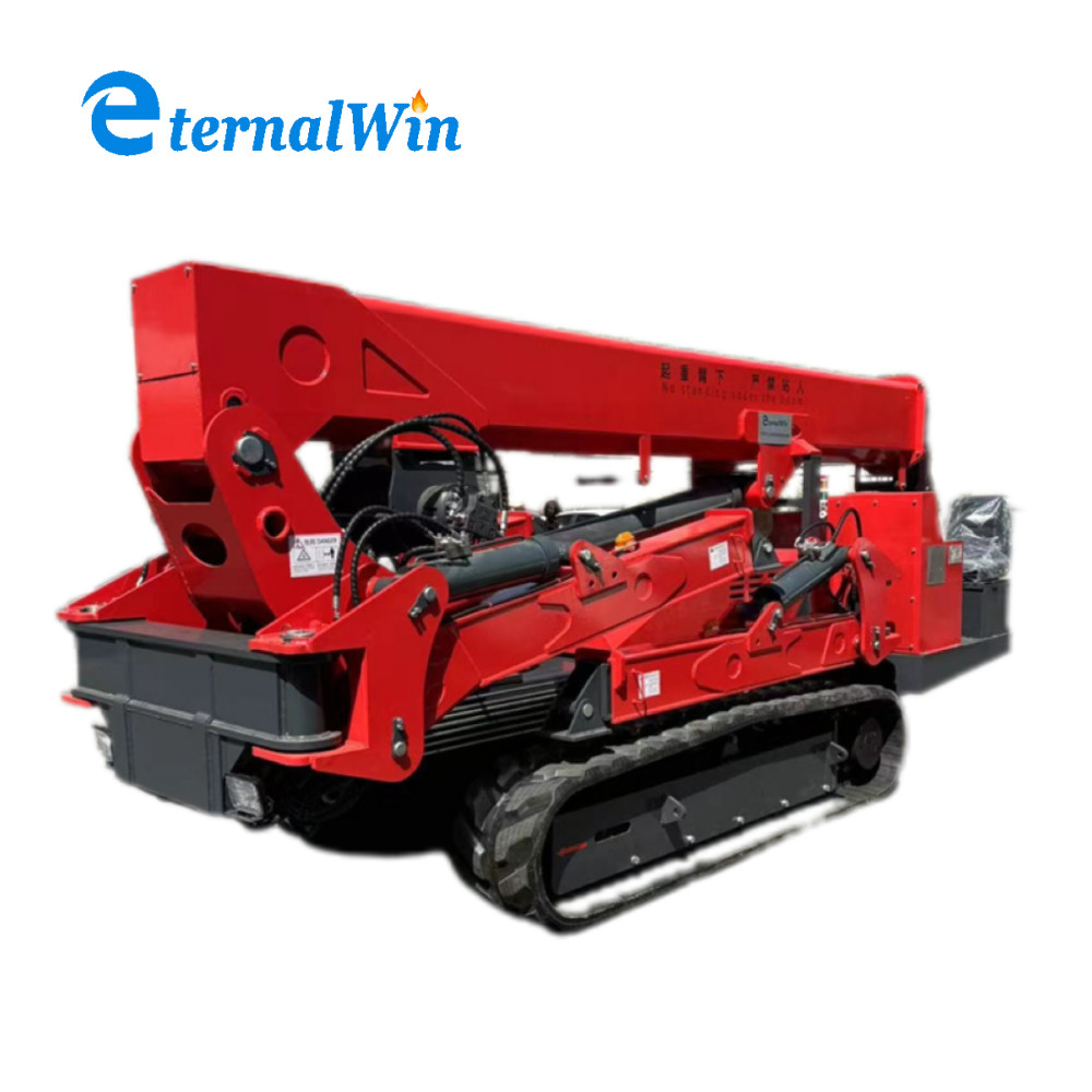 Telescopic Boom 5 Ton Spider Crane Made Of Steel For Optimal Performance