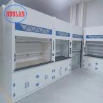 Blue Laboratory Fume Cupboard Control Perchloric Acid Fume Hoods For Safe