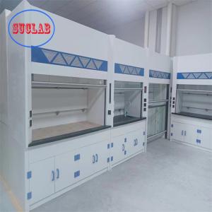 China Blue Laboratory Fume Cupboard Control Perchloric Acid Fume Hoods For Safe Chemical Handling factory