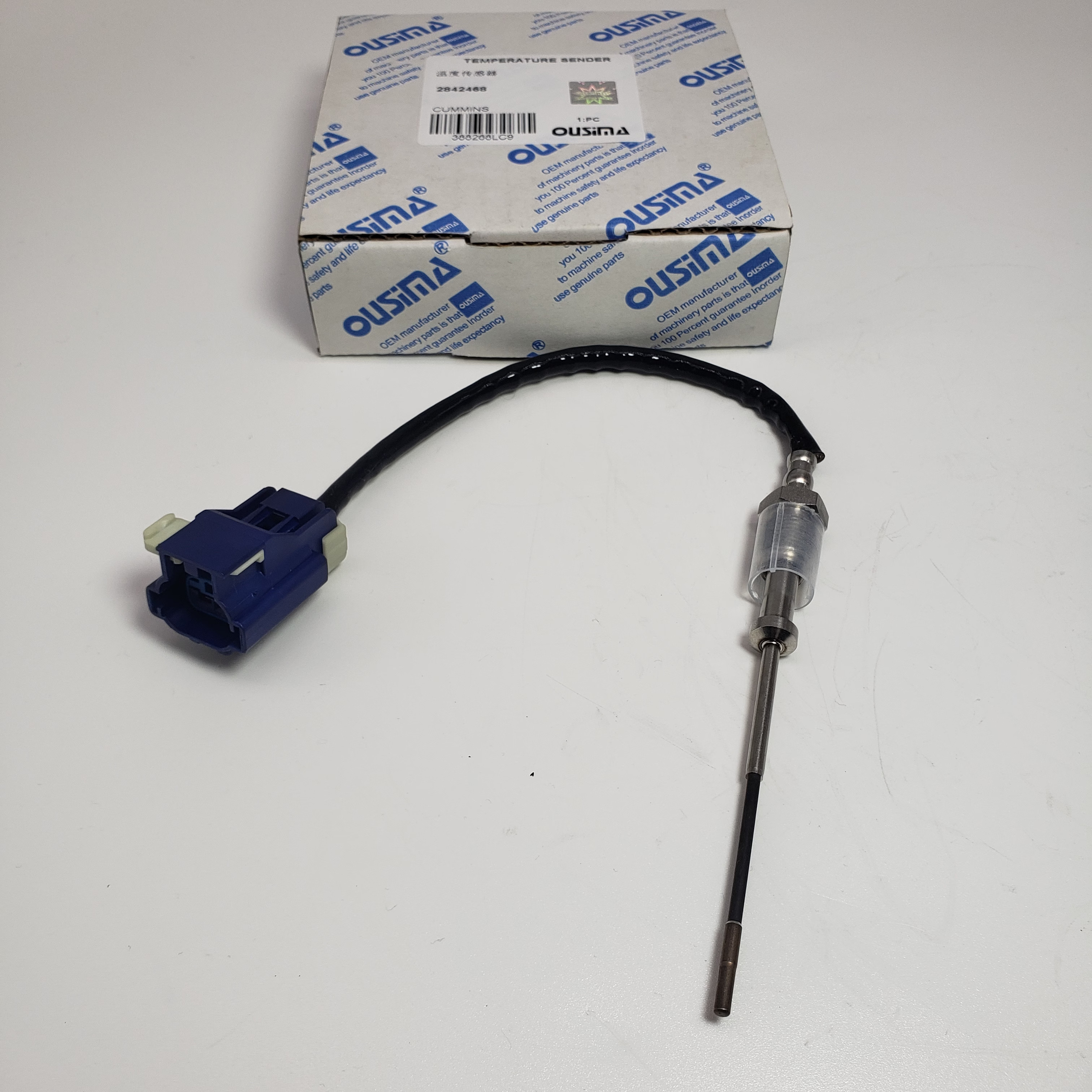 Machine Parts Temperature Sensor 2842468 For Cummins