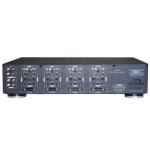 400W RMS Power Rack Mount 8 Channel Power Amplifier For Restaurant Theater
