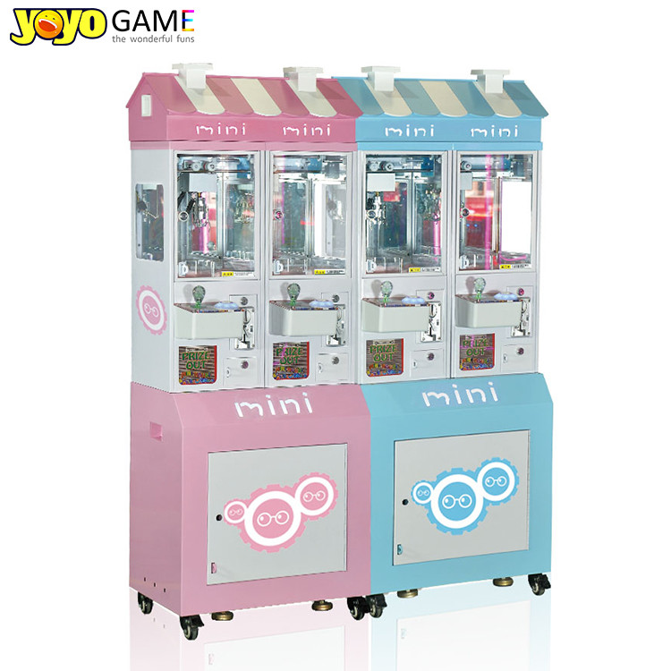 Children's 2-Person Mini Claw Machine Coin-Operated Arcade Game for Boutique Gift City