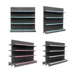 Easy Installation Supermarket Display Shelving With Cold Rolled Steel For