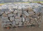 2.7mm-3.7mm Galvanised Gabion Boxes , Wire Cage Stone Retaining Walls