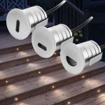 12V Low Voltage IP67 Mini Indoor & Outdoor Recessed Led Stair Lights Step lights